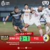 hasil dewa united vs pss sleman