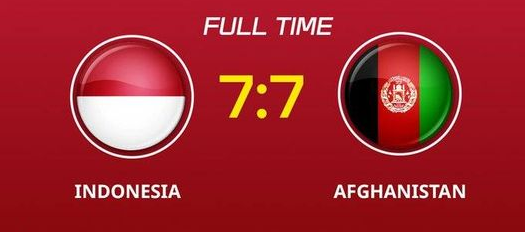 Hasil Timnas Futsal Indonesia vs Afghanistan