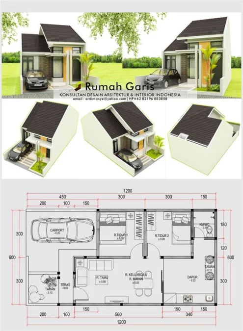 Sketsa Rumah 50 Juta : Desain Minimalis dan Elegan, Cocok Untuk yang Suka dengan Kesederhanaan!