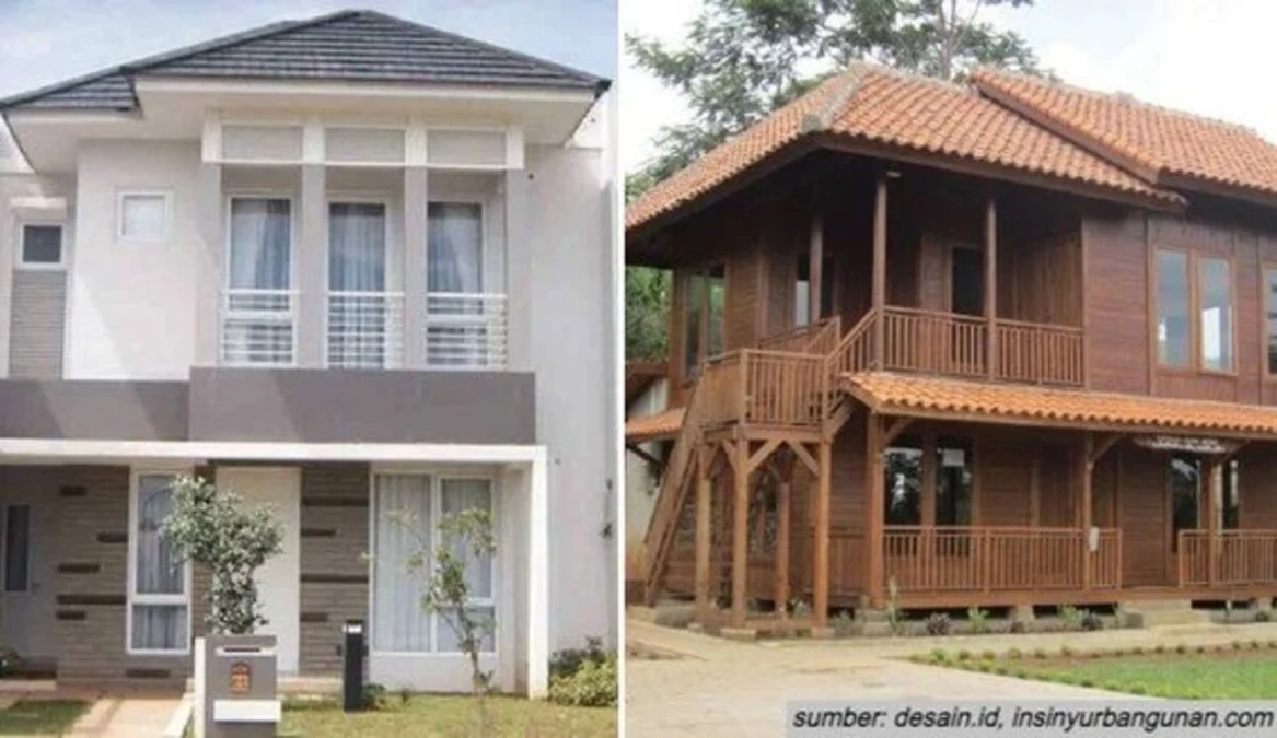 5 Desain Rumah Minimalis Modern 2 Lantai Di Kampung