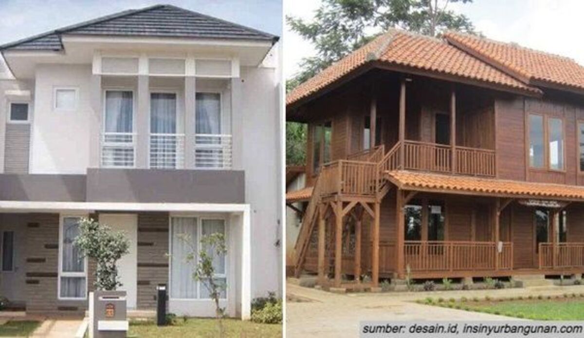 5 Desain Rumah Minimalis Modern 2 Lantai Di Kampung Rakcer.ID