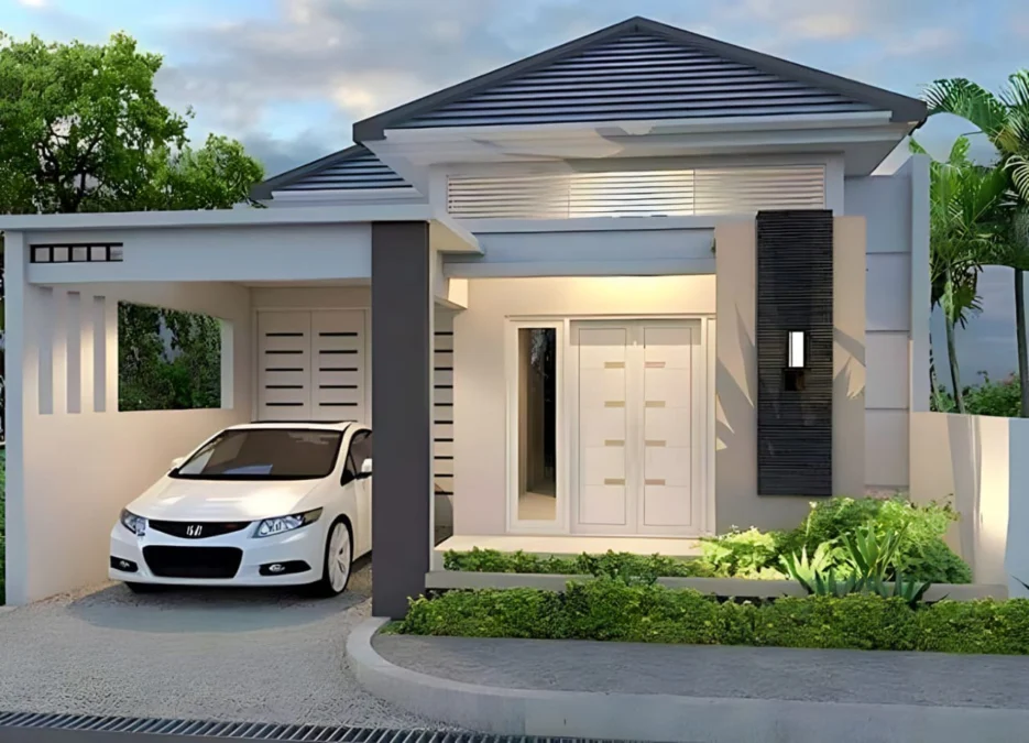 rumah minimalis modern mewah 1 lantai