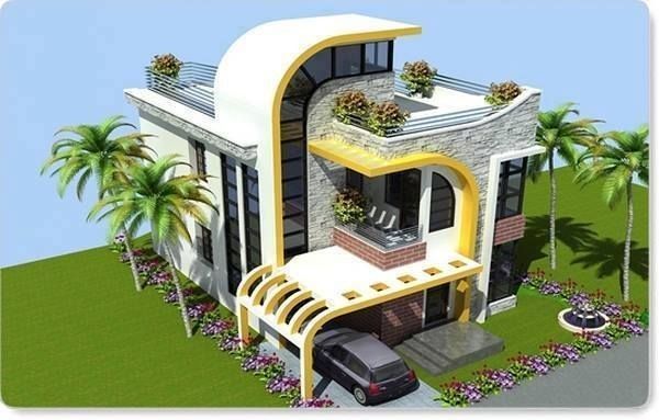 Desain atap rumah modern simple