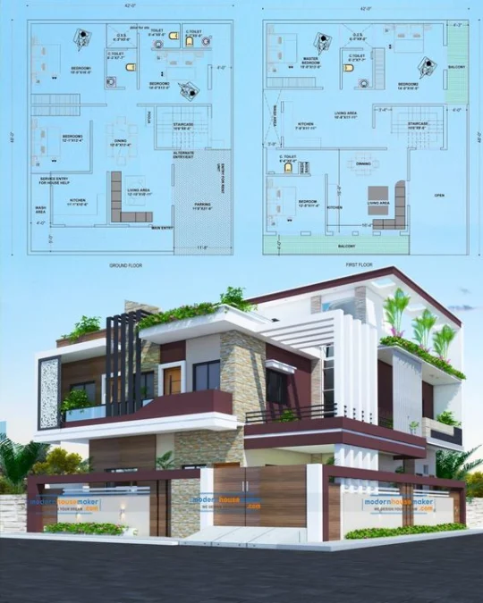 Inspirasi Desain Rumah dengan 6 Kamar Tidur