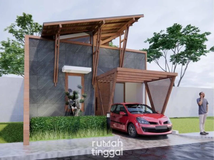 Ide Desain Rumah Minimalis Kayu Yang Aestetik Dan Simple