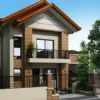 Desain rumah minimalis modern 3x9