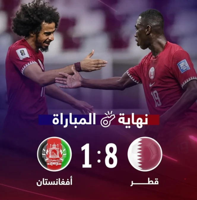 Hasil Qatar vs Afghanistan