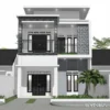 Inspirasi Desain Rumah Minimalis 2 Lantai Type 36