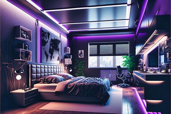 Inspirasi Desain Kamar Gaming yang Elegan