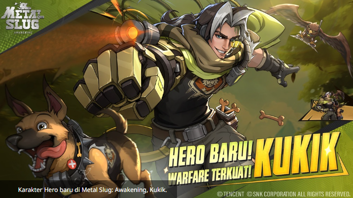 Skill dan Senjata Terbaik Kukik, Hero Terbaru Metal Slug: Awakening