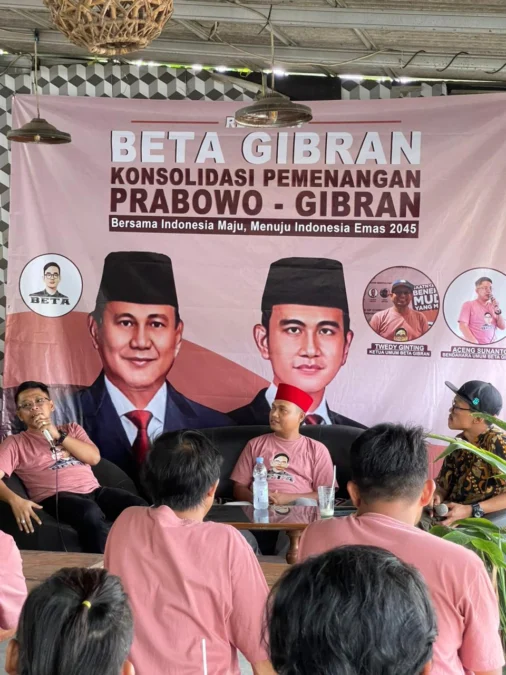 Relawan beta Gibran