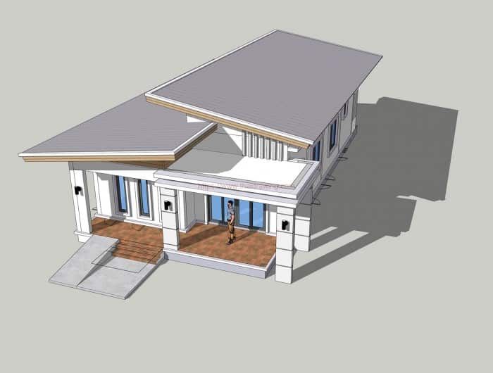 model atap teras rumah modern