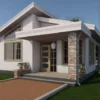 desain rumah elegan ukuran 8x5