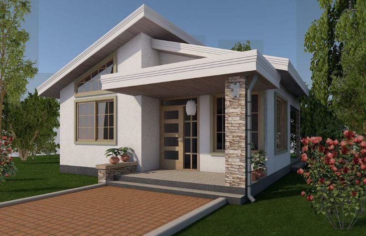 desain rumah elegan ukuran 8x5