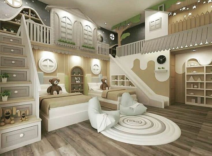 interior kamar anak perempuan lucu