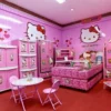 Desain Kamar Anak Perempuan Tema Hello Kitty Yang Cantik Dan Menggemaskan