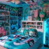 Desain kamar tidur tema anime