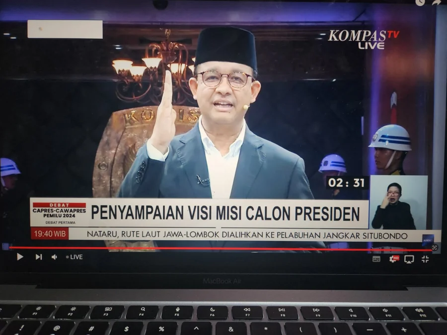 debat perdana capres 2024