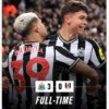 hasil newcastle united vs fulham