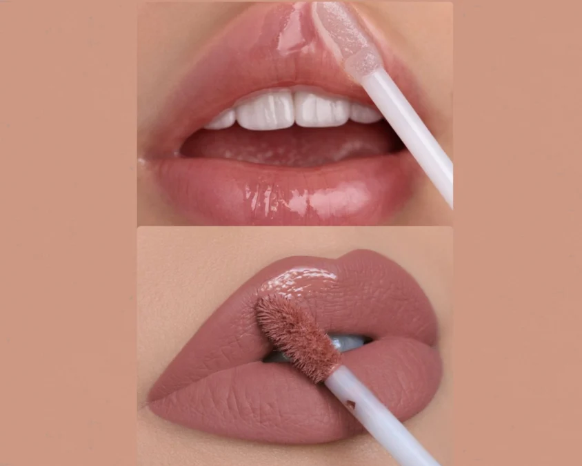 perbandingan lip gloss dan lipstik matte