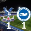 Hasil Crystal Palace vs Brighton Hove Albion