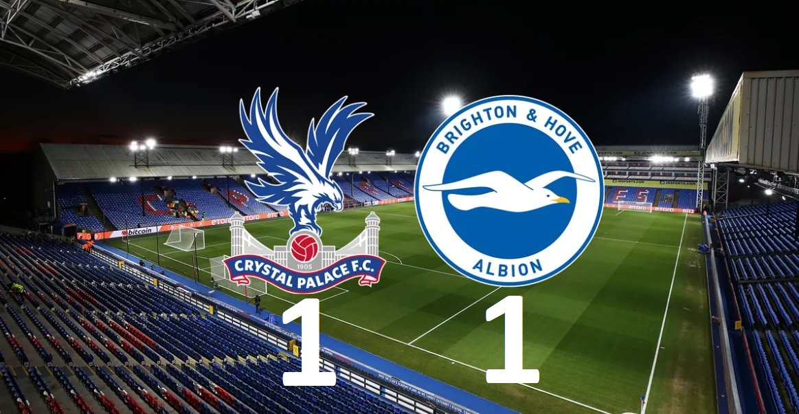 Hasil Crystal Palace vs Brighton Hove Albion