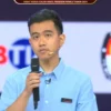 Cawapres Nomor Urut 2 Gibran Rakabuming Raka di Debat Cawapres 2024.