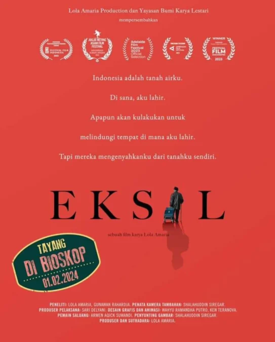 Film Eksil akan Tayang di Bioskop 1 Februari 2024 Mendatang