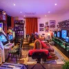 menciptakan kamar gaming retro