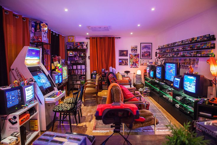 menciptakan kamar gaming retro