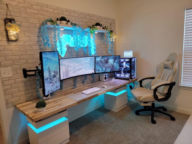 mendesain kamar gaming minimalis