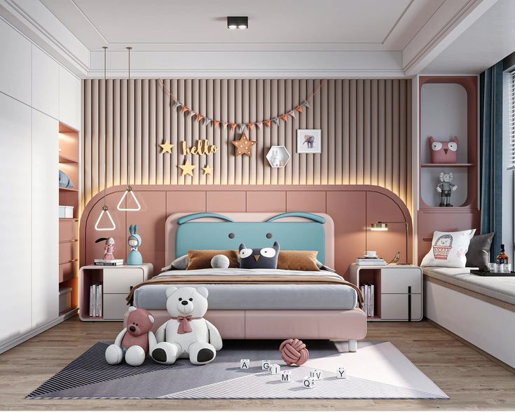 model kasur kamar tidur unik