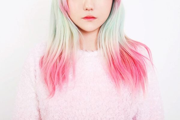 inspirasi warna ombre hair