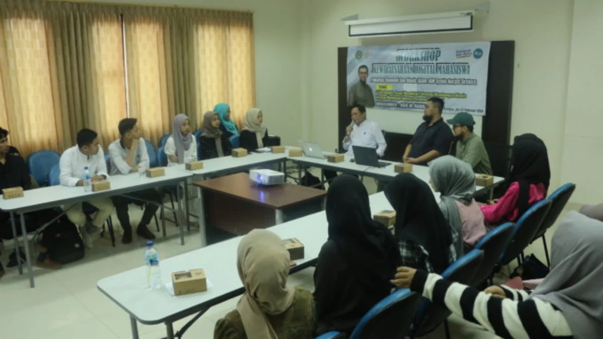 FEBI. FEBI IAIN Syekh Nurjati Cirebon menggelar Workshop Kewirausahaan Digital Mahasiswa dengan mengusung tema