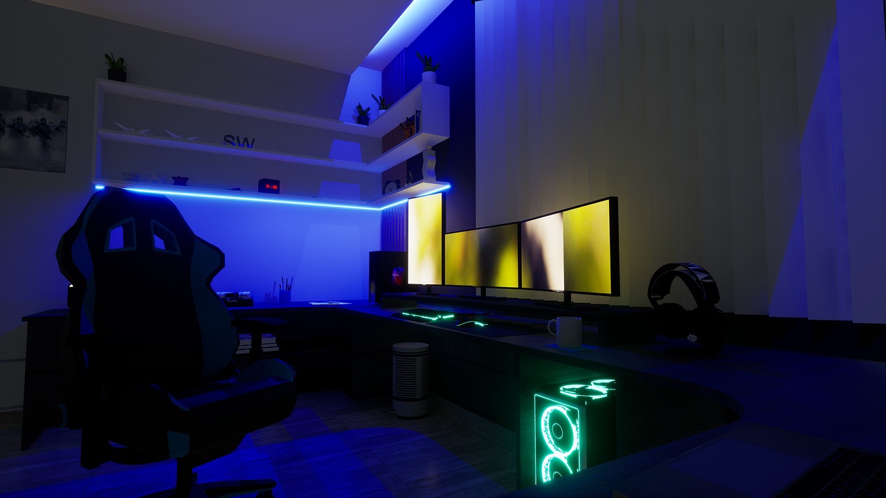 Id Gaming Desain Kamar Gaming 4×4: Ruang Pribadi untuk Petualangan Virtual Kamu ...