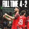 Hasil AC Milan vs Slavia Praha di Liga Europa 2023/2024: AC Milan Menang Unggul 2 Gol!