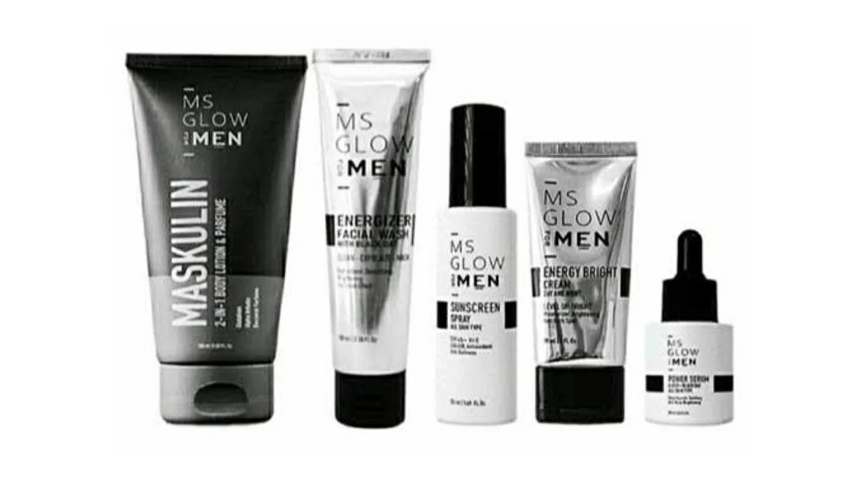 manfaat MS Glow Men untuk pria berjerawat