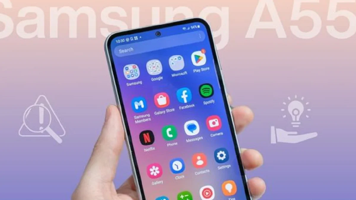 Samsung A55: HP Simpel Fitur Sultan!