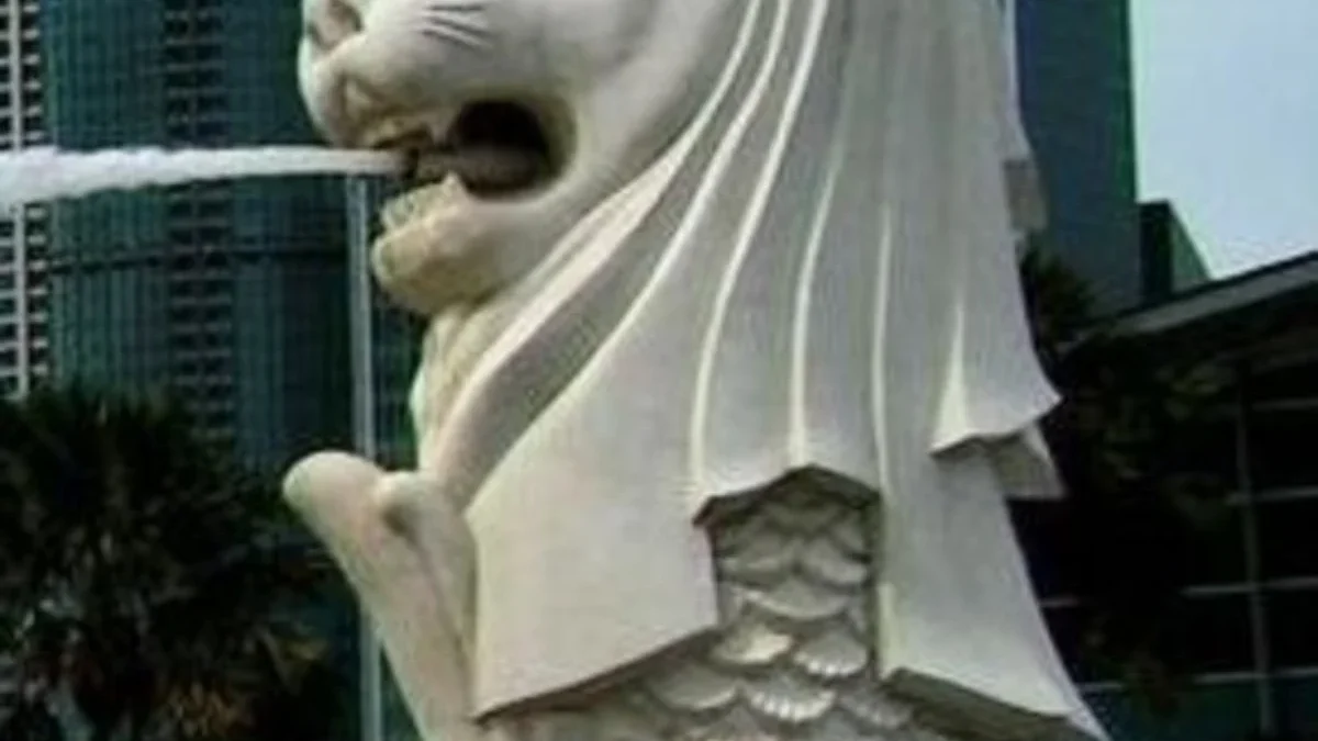 Tidak Usah Berlibur Jauh! Selain di Singapura, Patung Merlion Juga Ada di Indonesia