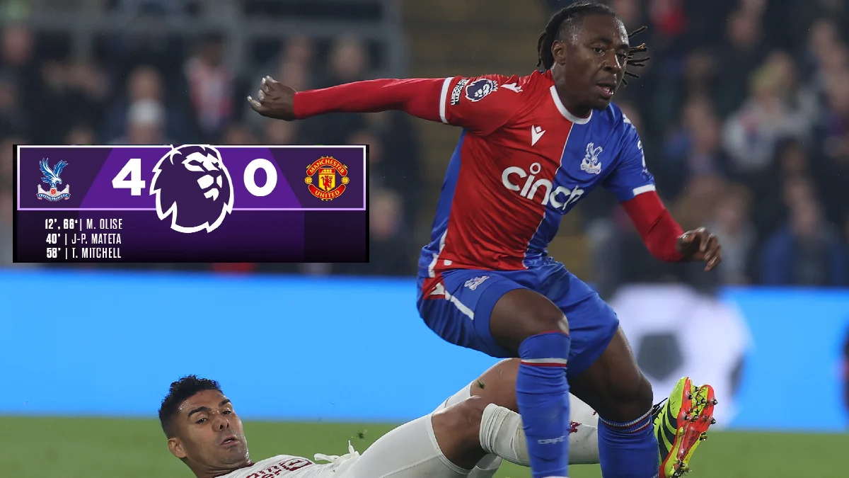 Hasil Crystal Palace vs Manchester United di Pekan ke-36 Premier League 2023/2024