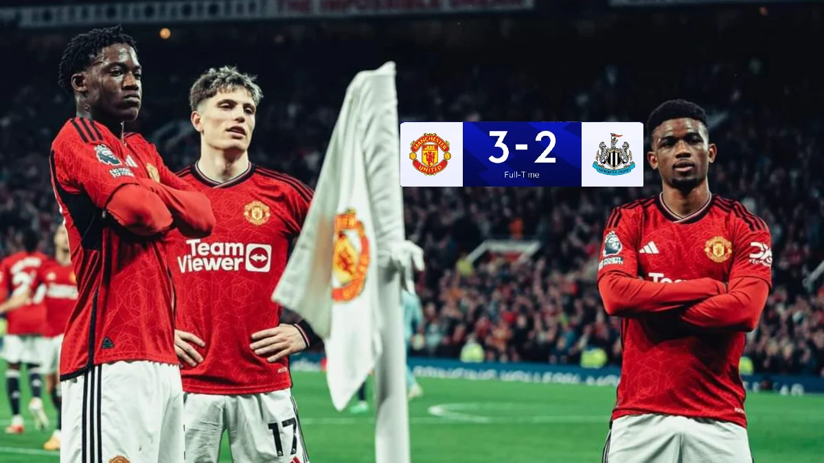 Hasil Manchester United vs Newcastle United Tadi Malam di Premier League 20232024