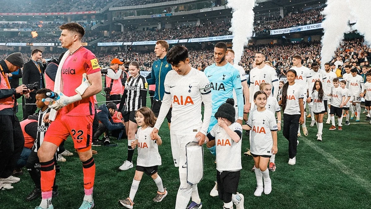 Brand Skincare Indonesia Berhasil Cetak Gol di pertandingan Persahabatan Newcastle United vs Tottenham Hotspur