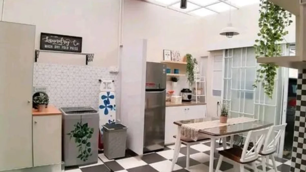 Gaya Modern Budget Minimalis! 10 Desain Dapur dan Tempat Cuci Baju Minimalis untuk Hunian Kecil