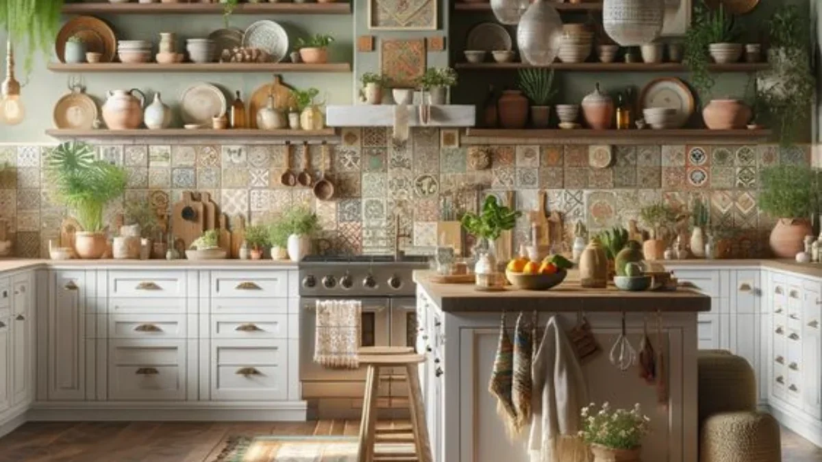 Ide Desain Dapur dengan Gaya Boho, Terlihat Sangat Hangat dan Damai