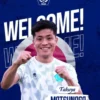 Klub Promosi Liga 1 PSBS Biak Resmi Mendatangkan Pemain Asal Jepang Takuya Matsunaga