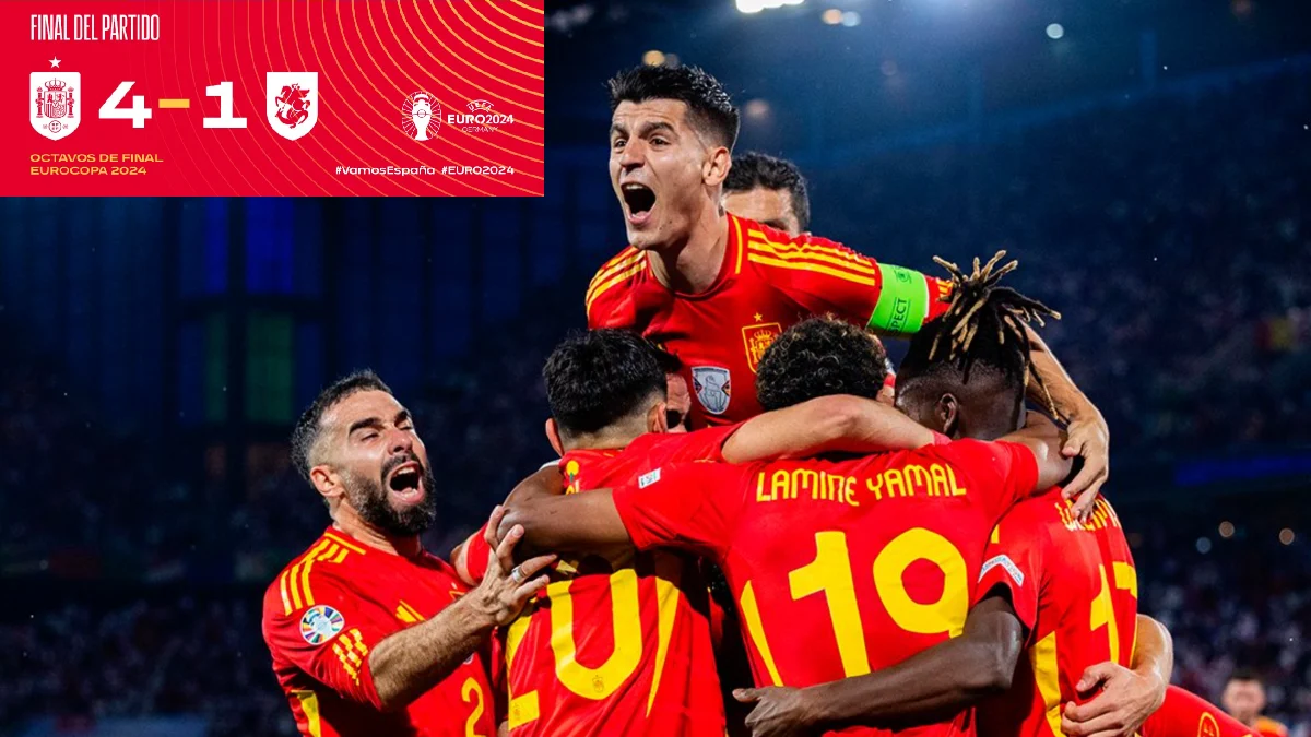 Spanyol Pulangkan Georgia pada saat Spanyol vs Georgia EURO 2024 Berlangsung