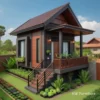 Desain Rumah Pedesaan Klasik yang Nyaman dan Ramah Lingkungan