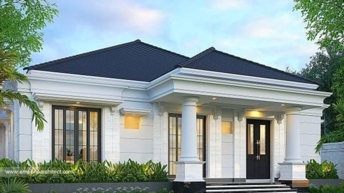 Desain Rumah Minimalis Eropa Satu Lantai yang Elegan dan Fungsional untuk Rumah Impian Anda