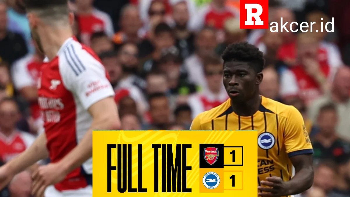 Hasil Arsenal vs Brighton & Hove Albion F.C