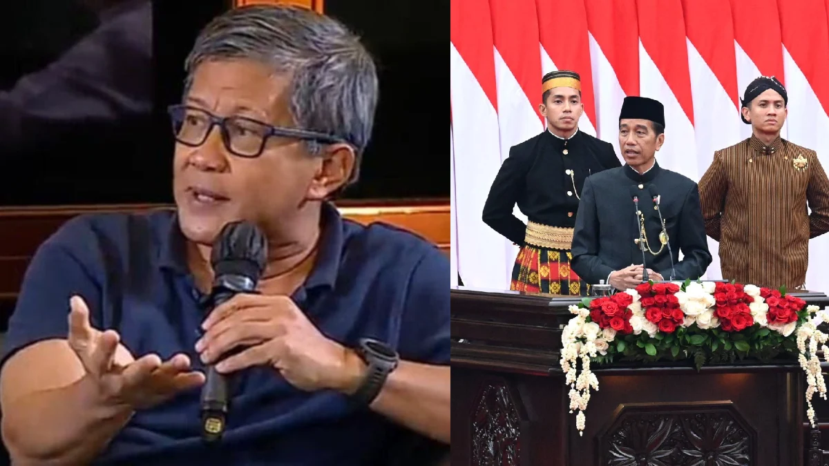 Rocky Gerung Beri Komentar Menohok ke Pidato Kenegaraan Presiden Jokowi, Begini Komentarnya!